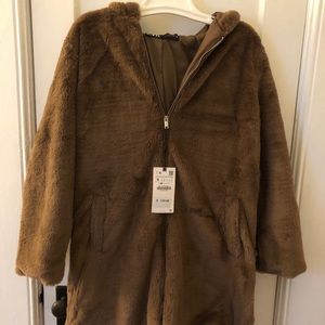 Fuzzy Zara Coat